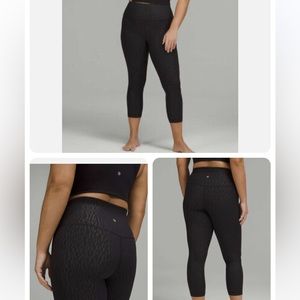 NWT Align HR Pant 28” size 8 Color:SGGL - Segment Embossed Black